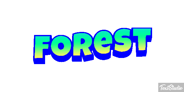 Forest Text effect