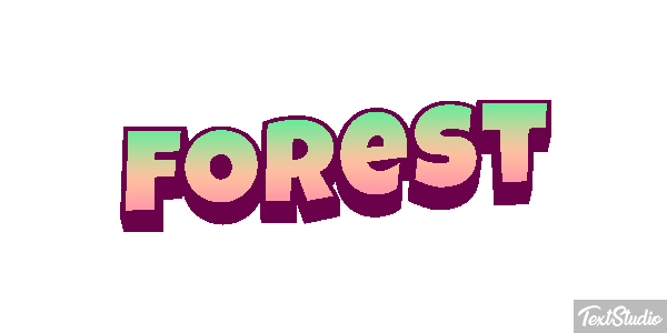 Forest Text effect