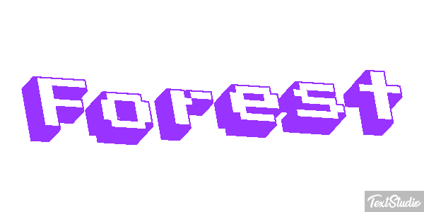 Forest Text effect