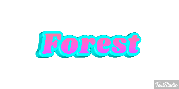 Forest Text effect
