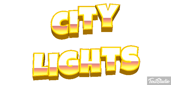 City Lights Effetto testo