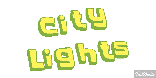 City Lights Effetto testo