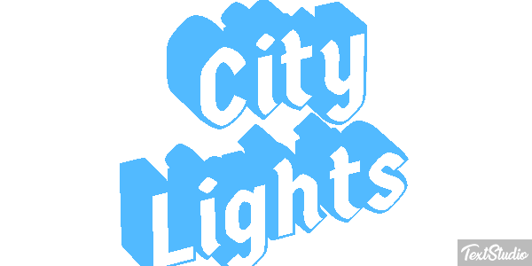 City Lights Effetto testo