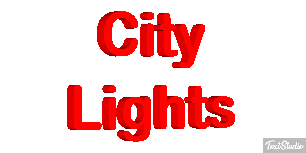 City Lights Effetto testo