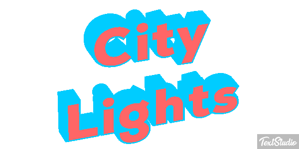 City Lights Effetto testo