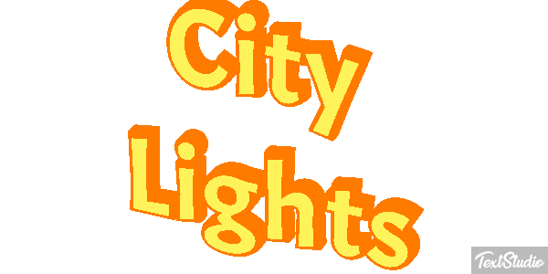 City Lights Effetto testo