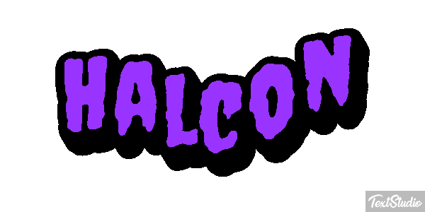 Halcón Efecto de texto