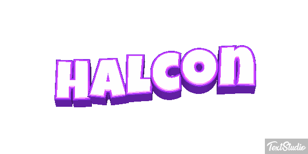 Halcón Efecto de texto
