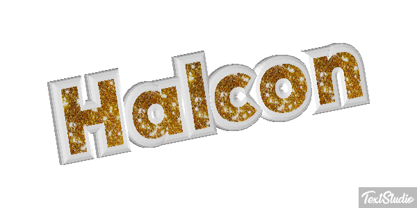 Halcón Efecto de texto