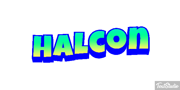 Halcón Efecto de texto