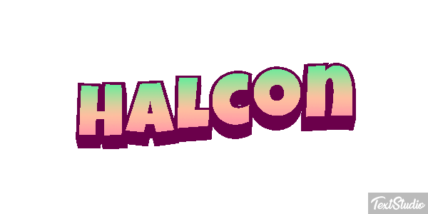 Halcón Efecto de texto