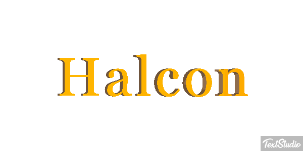 Halcón Efecto de texto