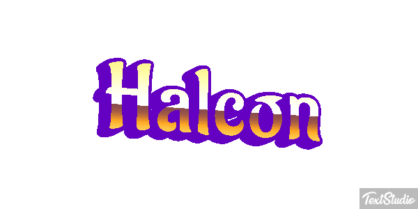 Halcón Efecto de texto