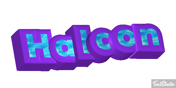Halcón Efecto de texto