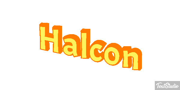 Halcón Efecto de texto