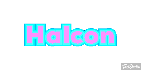 Halcón Efecto de texto