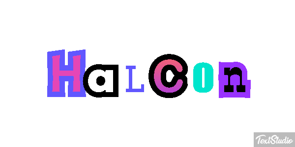 Halcón Efecto de texto