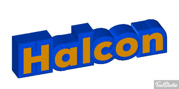 Halcón Efecto de texto