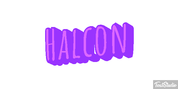 Halcón Efecto de texto
