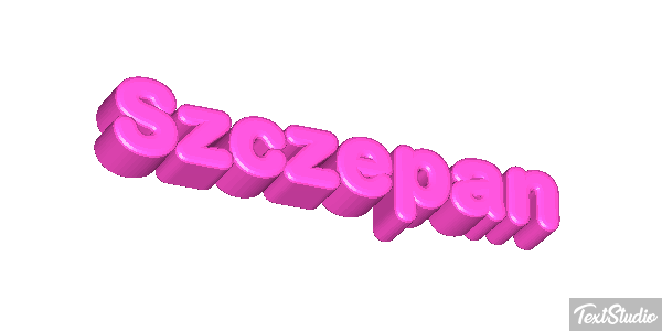 Szczepan Text effect