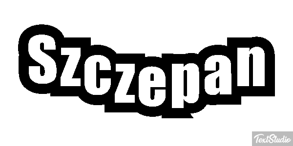 Szczepan Text effect