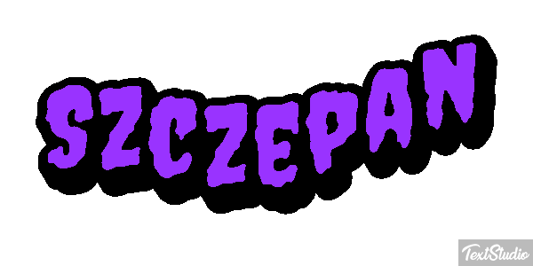 Szczepan Text effect