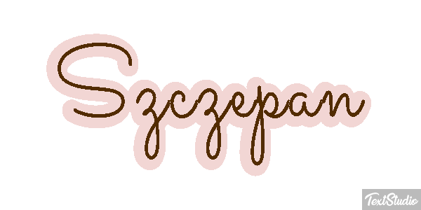 Szczepan Text effect