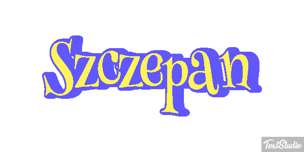 Szczepan Text effect