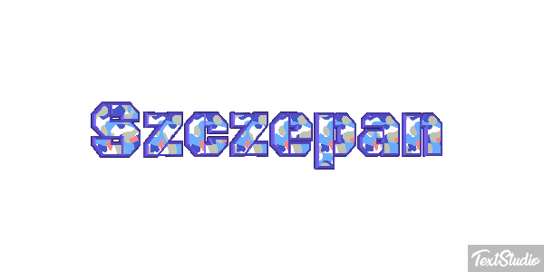 Szczepan Text effect