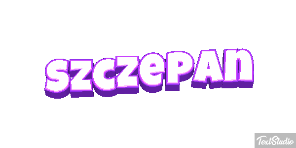 Szczepan Text effect