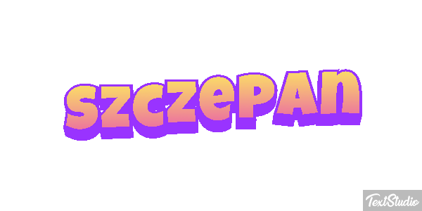 Szczepan Text effect