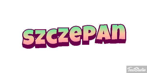 Szczepan Text effect