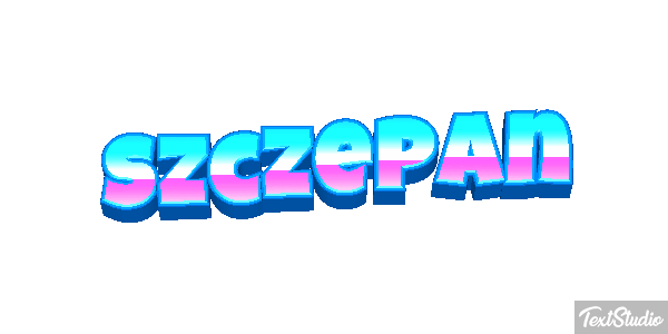 Szczepan Text effect