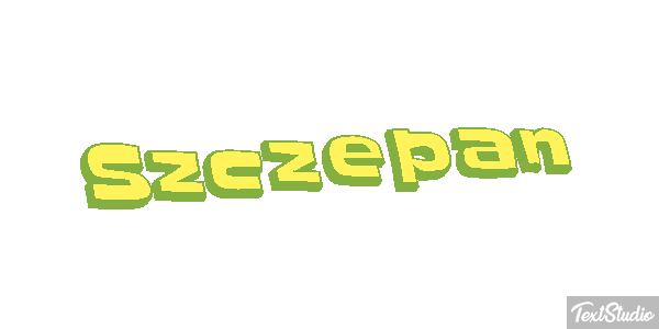 Szczepan Text effect