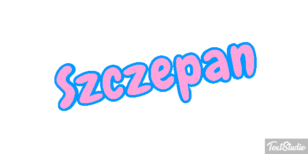 Szczepan Text effect