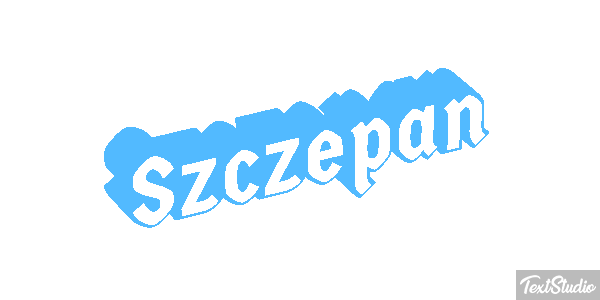 Szczepan Text effect