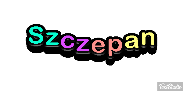 Szczepan Text effect