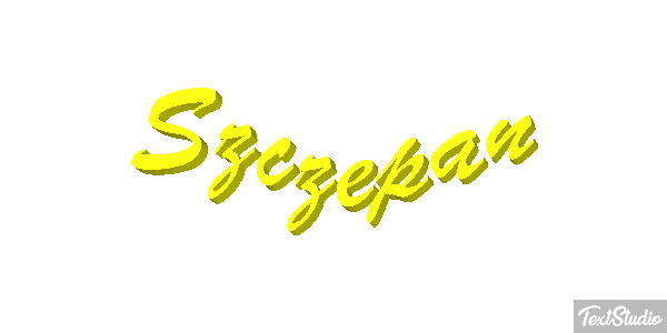 Szczepan Text effect