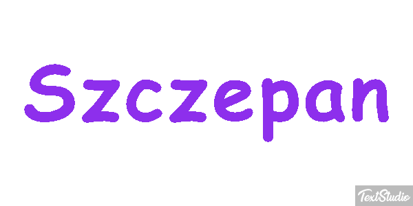 Szczepan Text effect