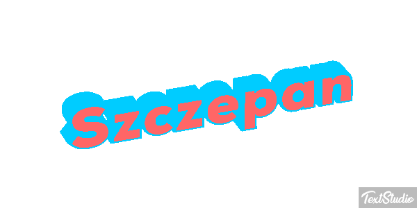 Szczepan Text effect