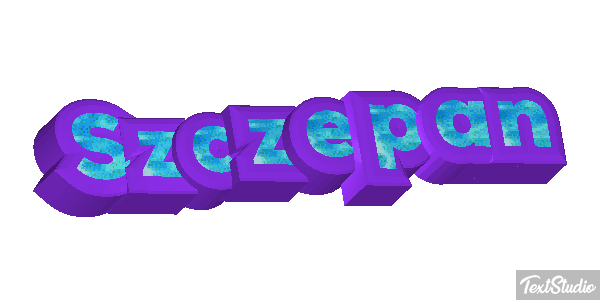 Szczepan Text effect