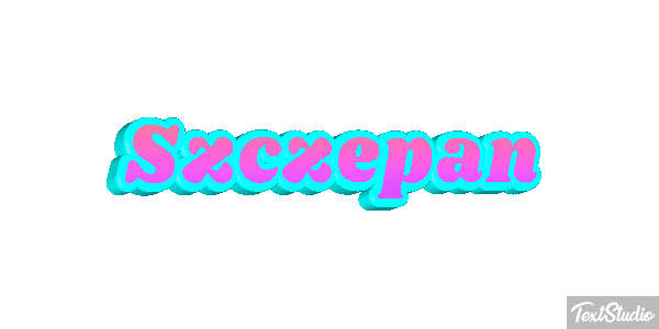 Szczepan Text effect