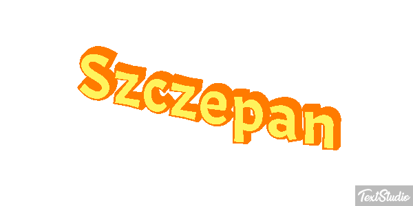 Szczepan Text effect