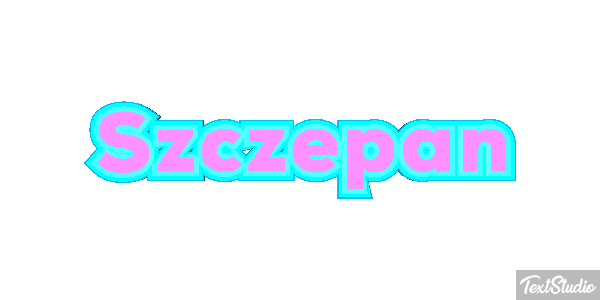 Szczepan Text effect