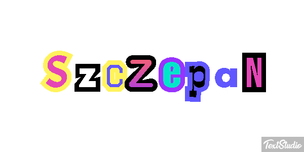 Szczepan Text effect