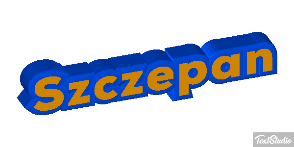 Szczepan Text effect