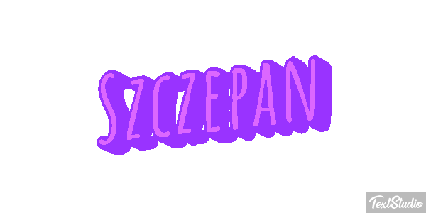 Szczepan Text effect