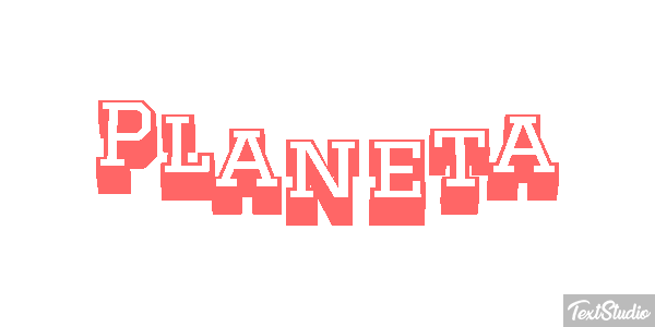 Planeta Effet de texte