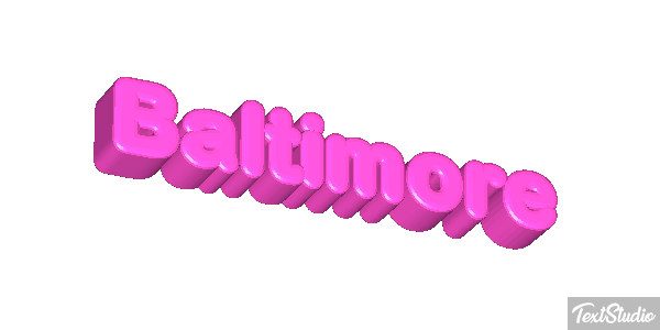Baltimore Text effect