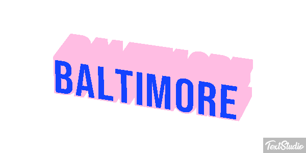 Baltimore Text effect